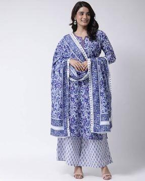 floral print dupatta