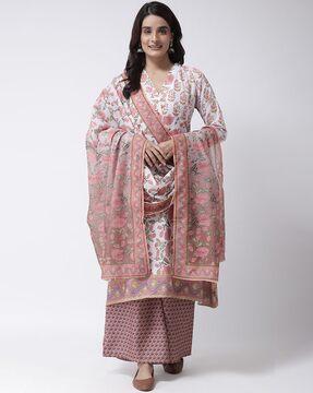 floral print dupatta