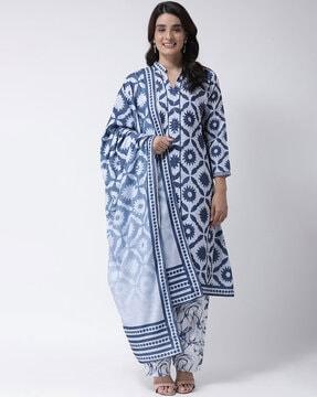 graphic print dupatta