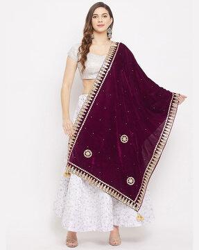 embellished dupatta