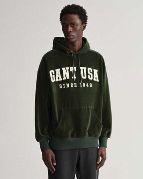 solid hooded sweatshirt