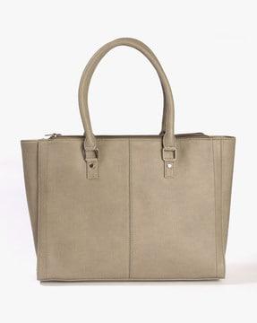 panelled tote bag