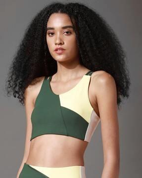 colourblock sports bra