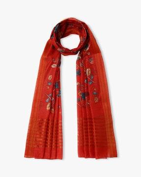 floral print dupatta