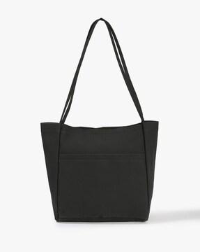 panelled tote bag