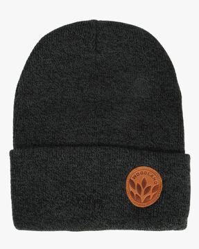 wool ribbed beanie