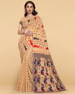 floral pattern saree