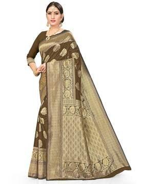 floral pattern saree