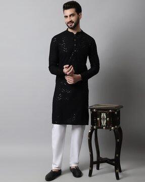 embellished long kurta