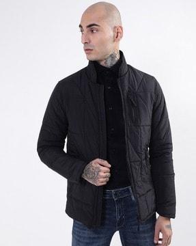 quilted bomber jacket