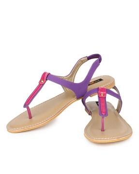 slingback flat sandals