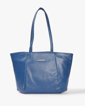 panelled tote bag