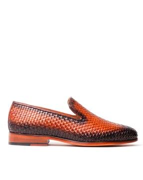 reptilian pattern loafers