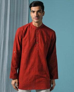 printed short kurta