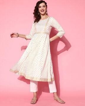 embellished anarkali kurta