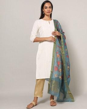 floral print dupatta