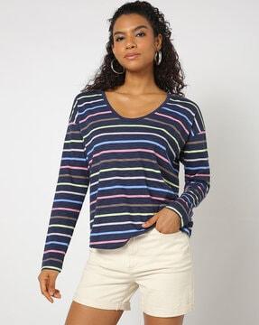 cotton striped top