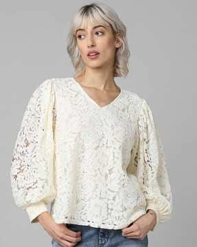 women lace top