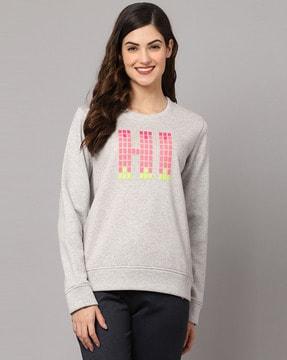 graphic print sweatshirt