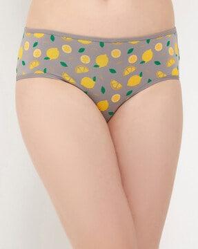 printed hipster panties