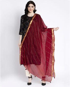 striped dupatta