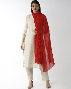 crushed dupatta