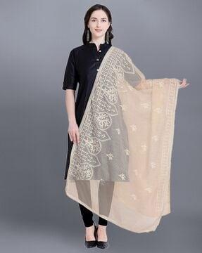 floral pattern dupatta