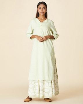 straight kurta set