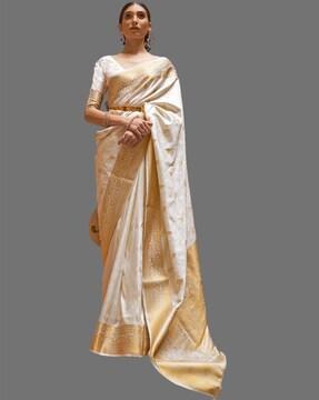 zardozi embroidered kanjeevaram silk saree