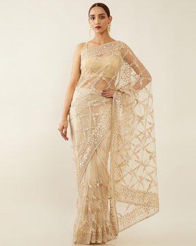 embellished regular saree