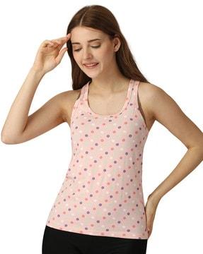 polka-dot camisole