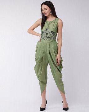 floral dhoti jumpsuit