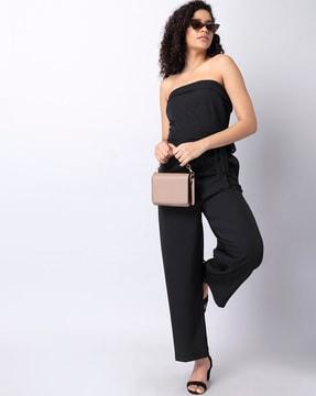 sleeveless regular jumpsuit