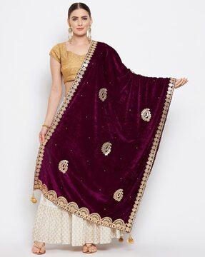 embellished dupatta