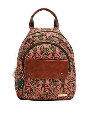 floral print backpack