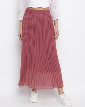 maxi flared skirt