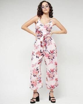 floral print jumpsuit