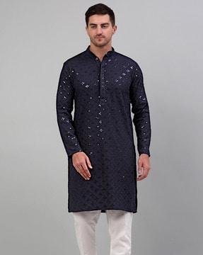 embellished long kurta