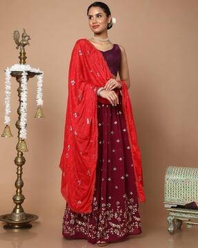 embellished dupatta