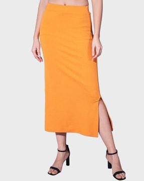 midi pencil skirt