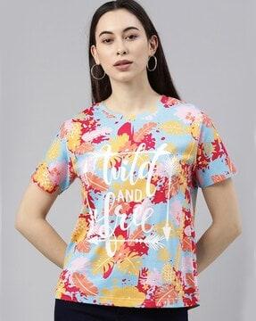 floral t-shirt