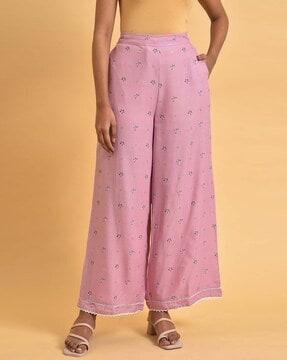 floral print palazzos