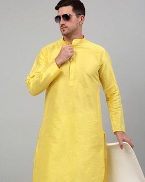 solid long kurta