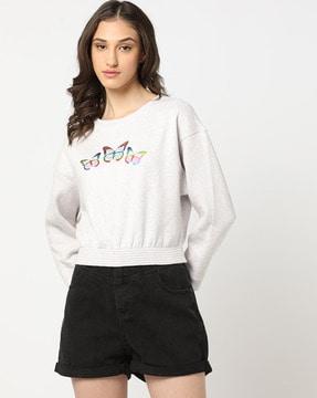 graphic print sweatshirt