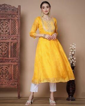 embroidered anarkali kurta