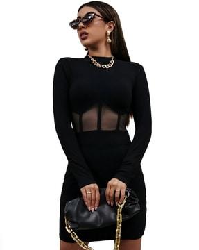 solid bodycon dress