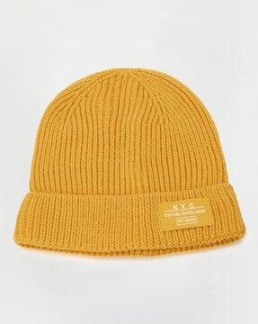 knitted beanie cap