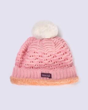 women knitted beanie