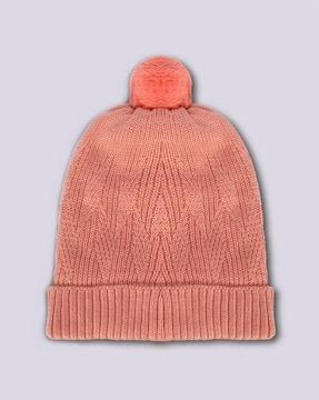 women knitted beanie