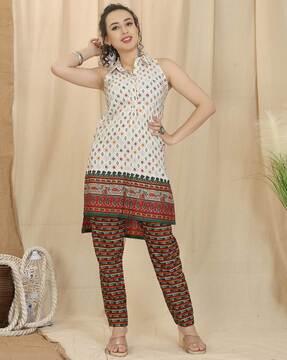 graphic kurta set